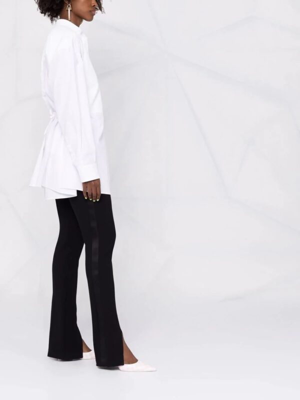 Valentino Garavani  collarless half-button shirt - Image 4