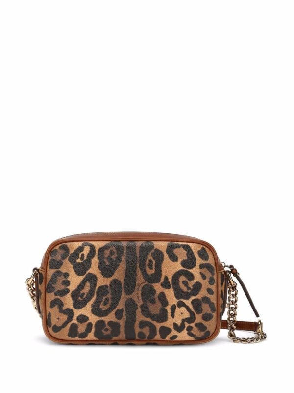 Dolce & Gabbana medium Crespo leopard-print crossbody bag - Image 3