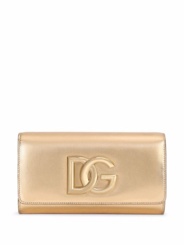 Dolce & Gabbana 3.5 leather clutch bag
