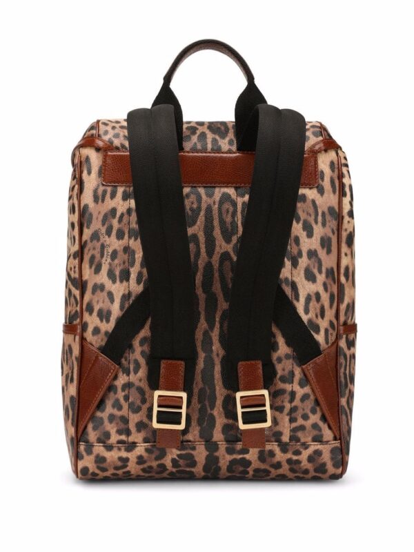 Dolce & Gabbana Crespo leopard-print backpack - Image 3