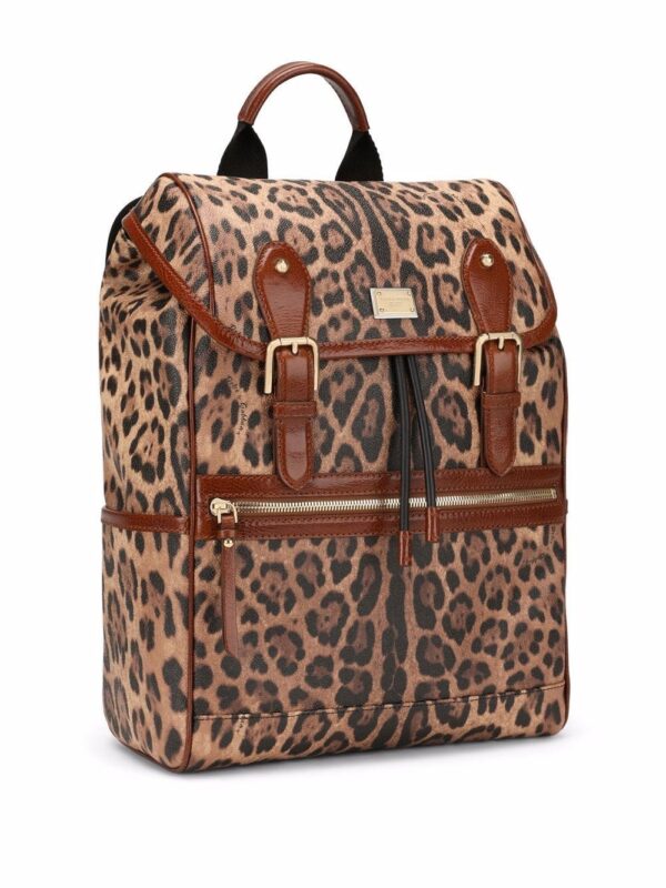 Dolce & Gabbana Crespo leopard-print backpack - Image 4