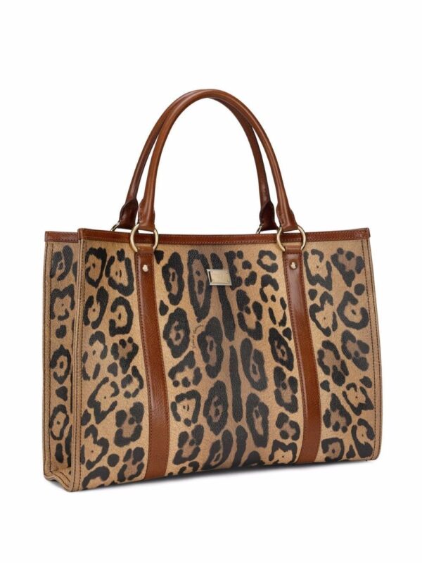 Dolce & Gabbana Crespo leopard-print tote bag - Image 4
