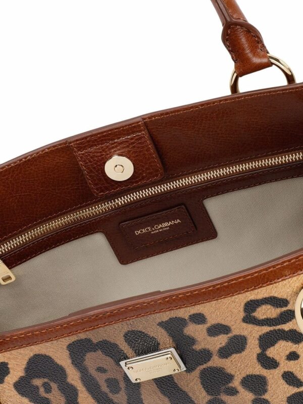 Dolce & Gabbana Crespo leopard-print tote bag - Image 5