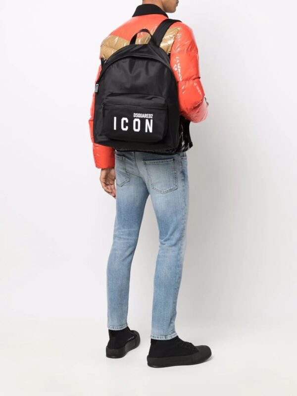 Dsquared2 logo-print pocket backpack - Image 2