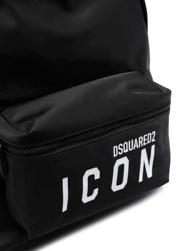 Dsquared2 logo-print pocket backpack - Image 4