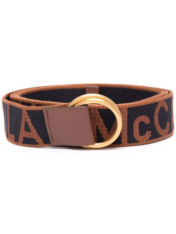 Stella McCartney  logo print slip-buckle belt