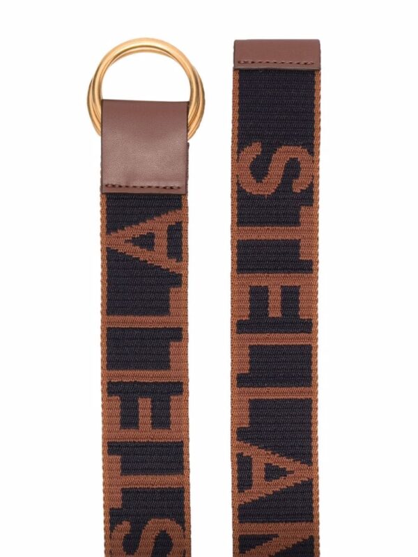 Stella McCartney  logo print slip-buckle belt - Image 2