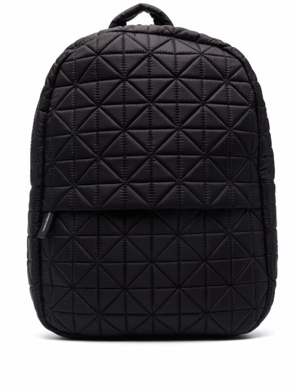 VeeCollective quilted leather-trim backpack