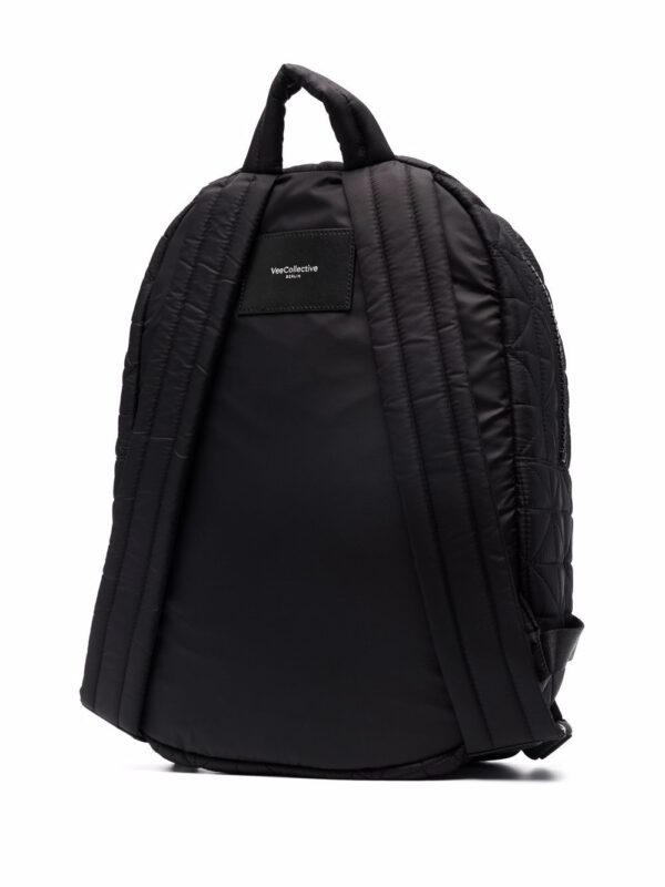 VeeCollective quilted leather-trim backpack - Image 3