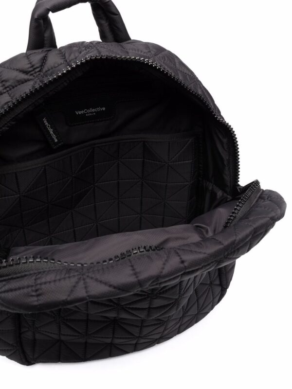 VeeCollective quilted leather-trim backpack - Image 5
