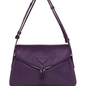 Prada  logo-patch front-flap shoulder bag