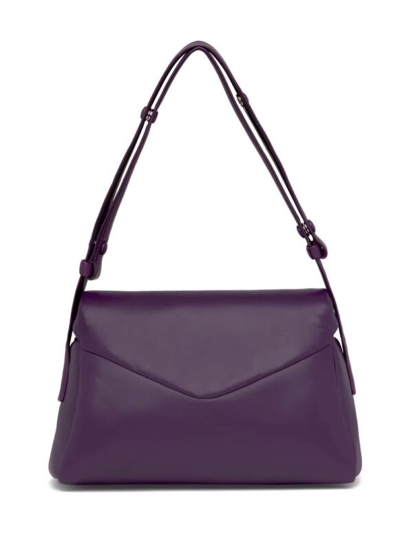 Prada  logo-patch front-flap shoulder bag - Image 2