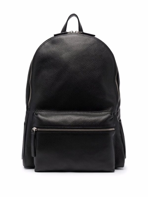 Orciani logo zipped backpack