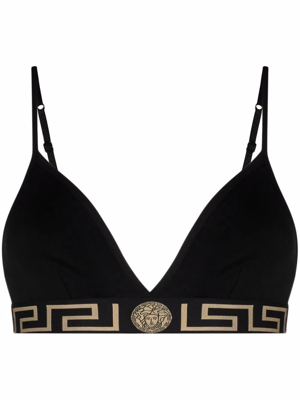 Versace Greca border bralette