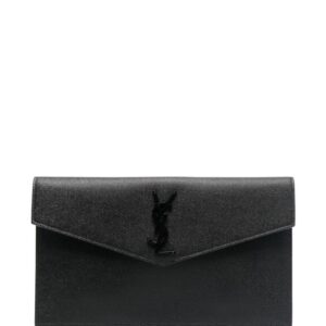 Saint Laurent Uptown YSL-plaque pouch