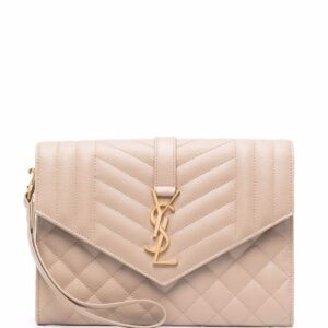 Saint Laurent Monogram envelope clutch bag