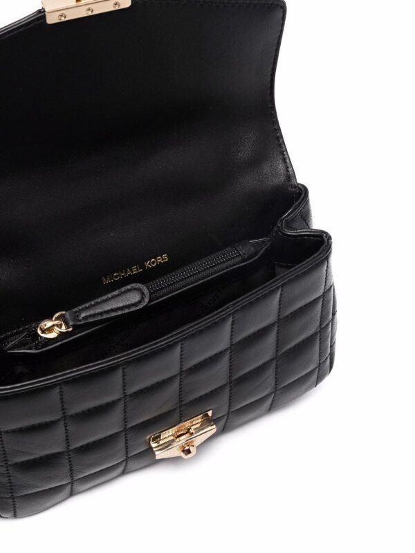 Michael Michael Kors logo-engraved quilted shoulder bag - Image 5