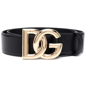 Dolce & Gabbana  DG logo leather belt