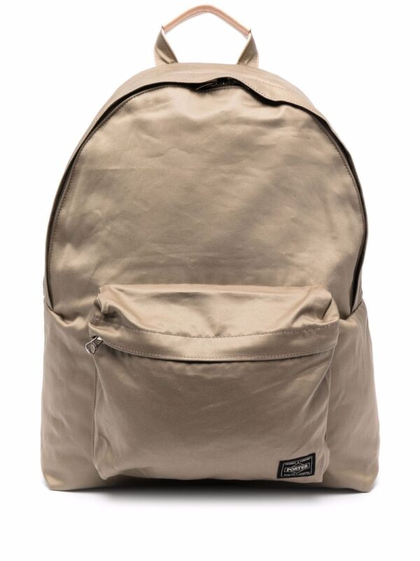 Porter-Yoshida & Co. logo patch canvas backpack