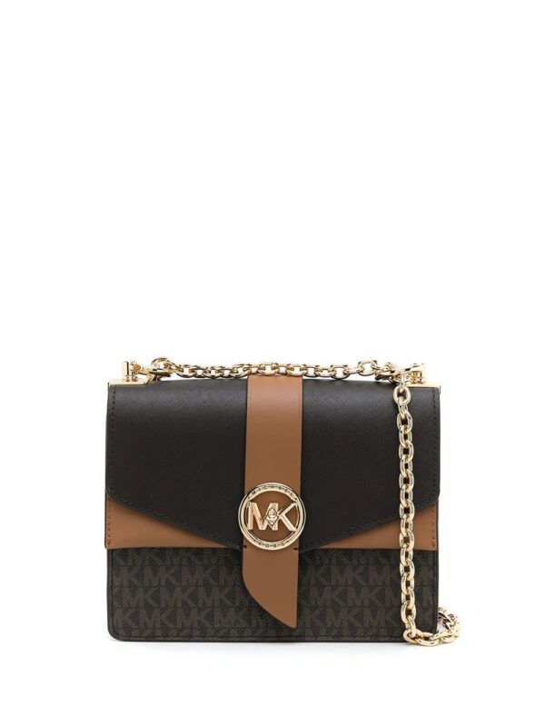 Michael Michael Kors  Greenwich panelled crossbody bag