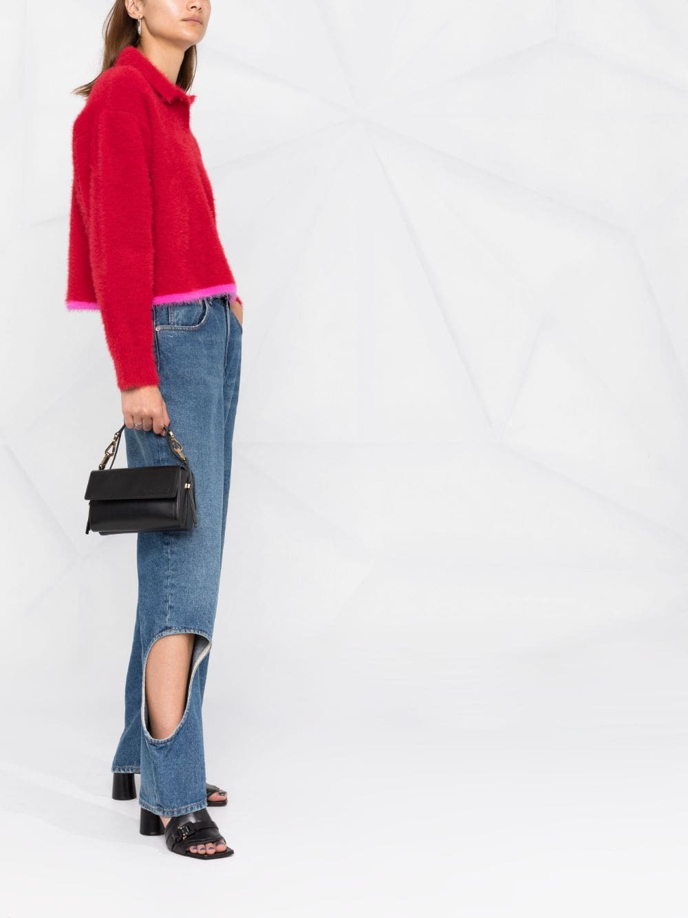 DSQUARED2 logo-charm leather shoulder bag - Image 2