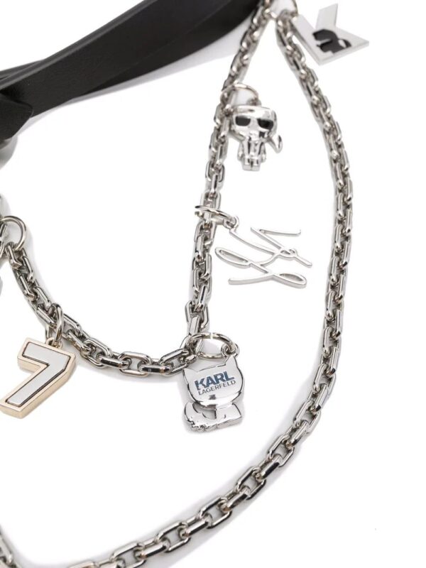 Karl Lagerfeld  charm leather belt - Image 2