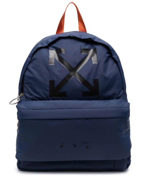 Off-white logo-print backpack