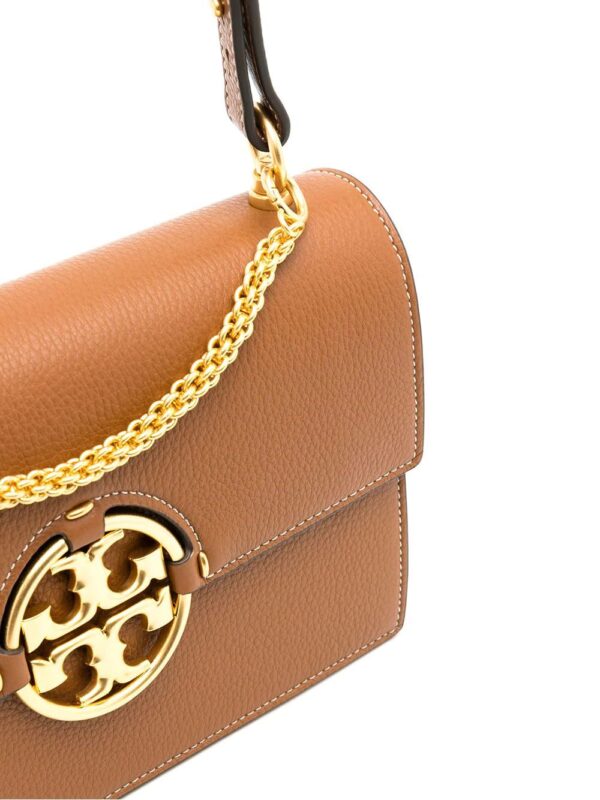 Tory Burch  logo-plaque leather shoulder bag - Image 3