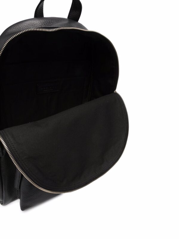 Orciani logo-plaque leather backpack - Image 5