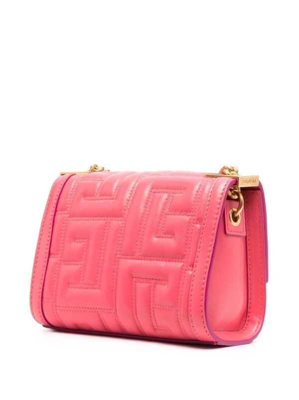 Balmain small 1945 monogram quilted shoulder bag - Image 4
