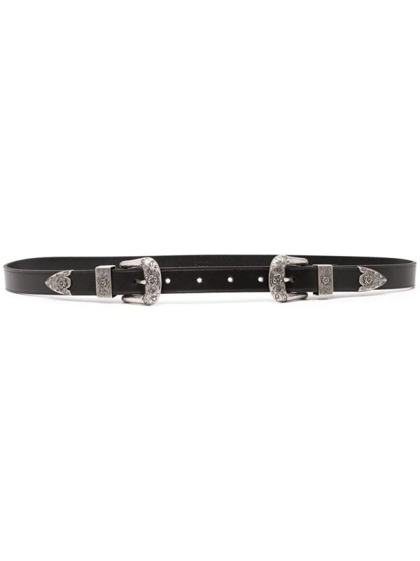 Polo Ralph Lauren  double-buckle leather belt