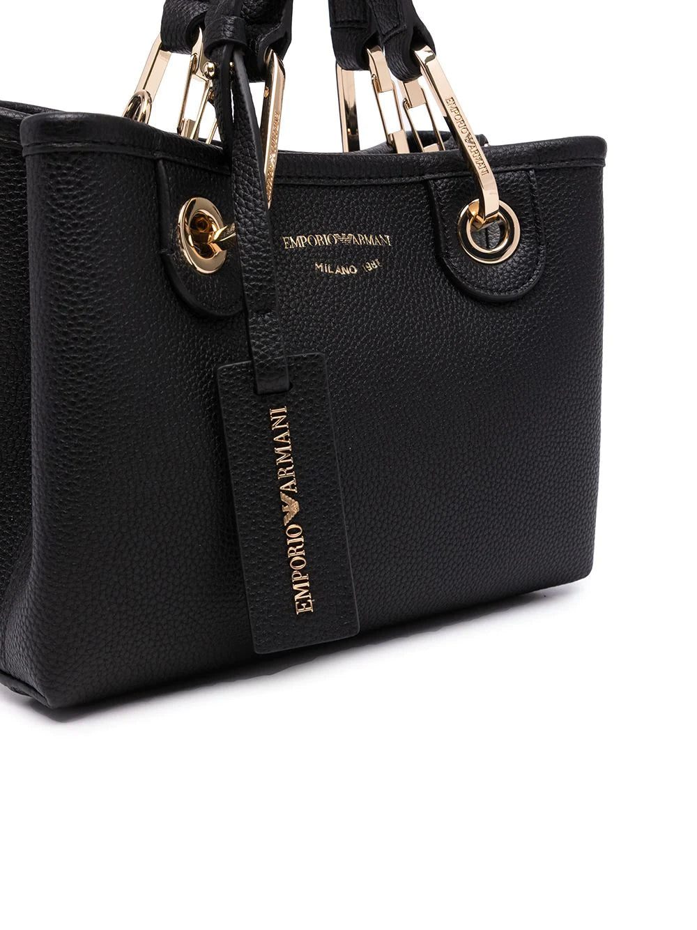 Emporio Armani embossed-logo tote bag - Image 4