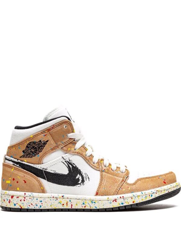 Jordan  Air Jordan 1 Mid SE "Brushstroke" sneakers