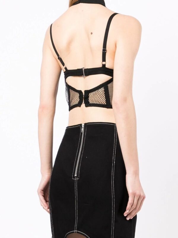 Dion Lee  net-lace layered bra top - Image 4