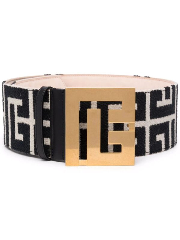 Balmain  Monogram buckle belt