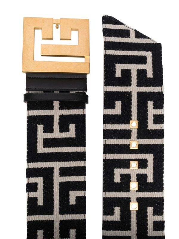 Balmain  Monogram buckle belt - Image 2