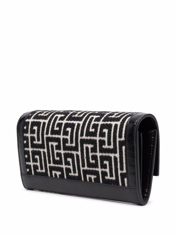 Balmain 1945 jacquard-monogram wallet - Image 3