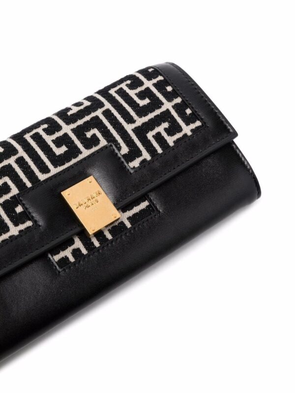 Balmain 1945 jacquard-monogram wallet - Image 4
