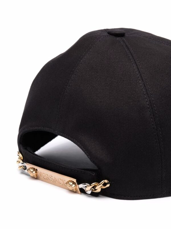Versace Medusa plaque logo cap - Image 2