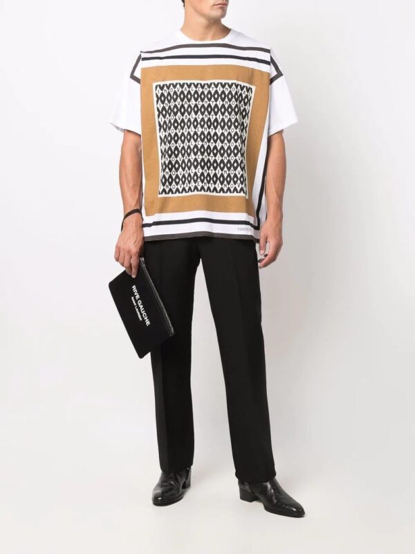 Saint Laurent  Rive Gauche logo-print clutch - Image 2