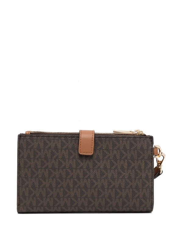 Michael Michael Kors  Adele monogram clutch bag - Image 2