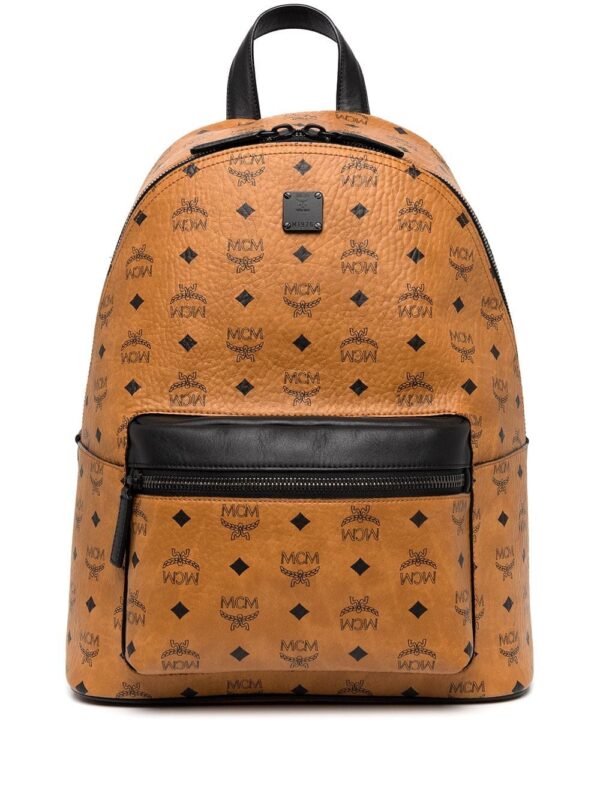MCM medium Stark monogram-print backpack