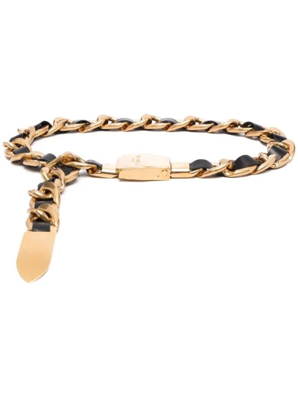 Balmain  leather chain belt