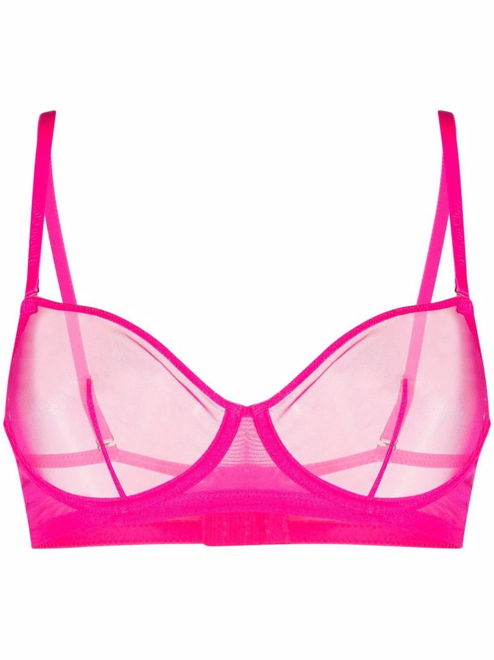 Maison Close sheer balconette bra
