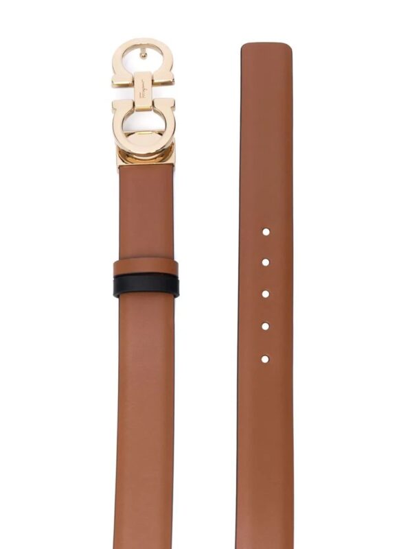 Ferragamo  logo-plaque leather belt - Image 2