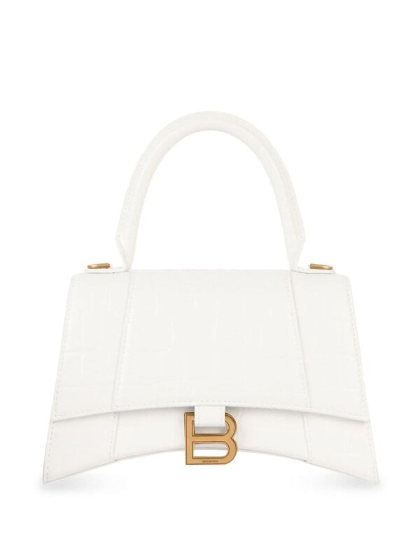 Balenciaga small Hourglass crocodile effect bag