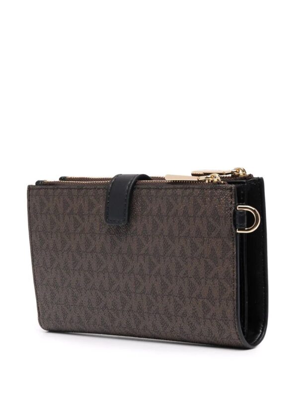 Michael Michael Kors  Adele monogram clutch bag - Image 2