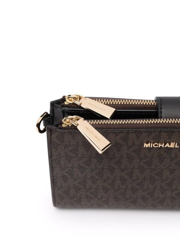 Michael Michael Kors  Adele monogram clutch bag - Image 3