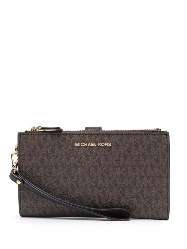 Michael Michael Kors  Adele monogram clutch bag