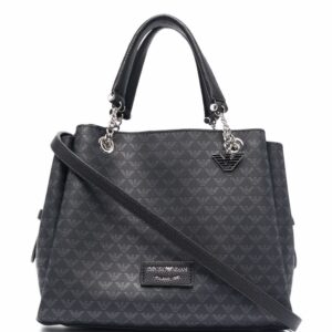 Emporio Armani monogram-print tote bag